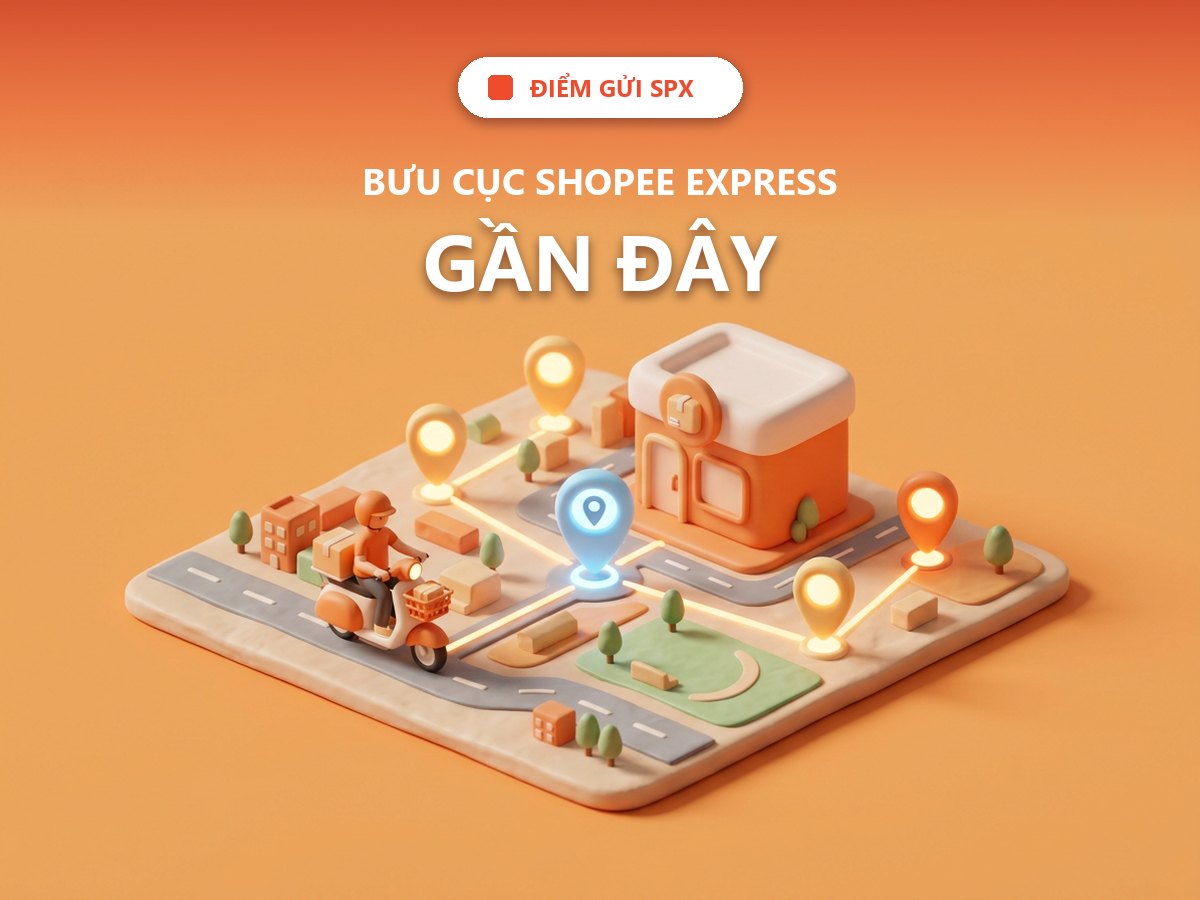 Tìm điểm gửi hàng SPX (Shopee Express) gần nhất